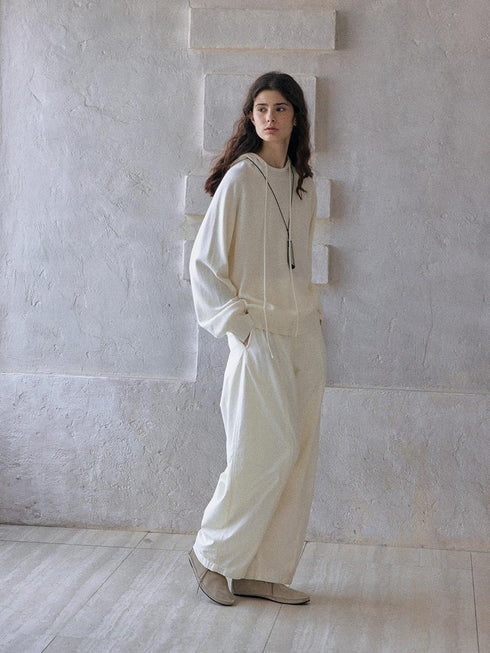 Liora Wool Hoodie Pullover